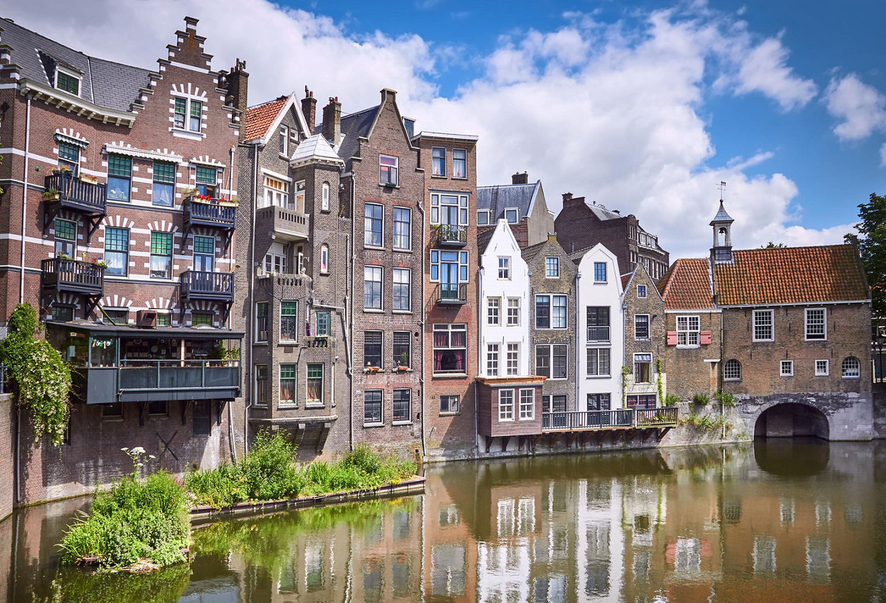 Rotterdam, Netherlands, Delfshaven Historic Center