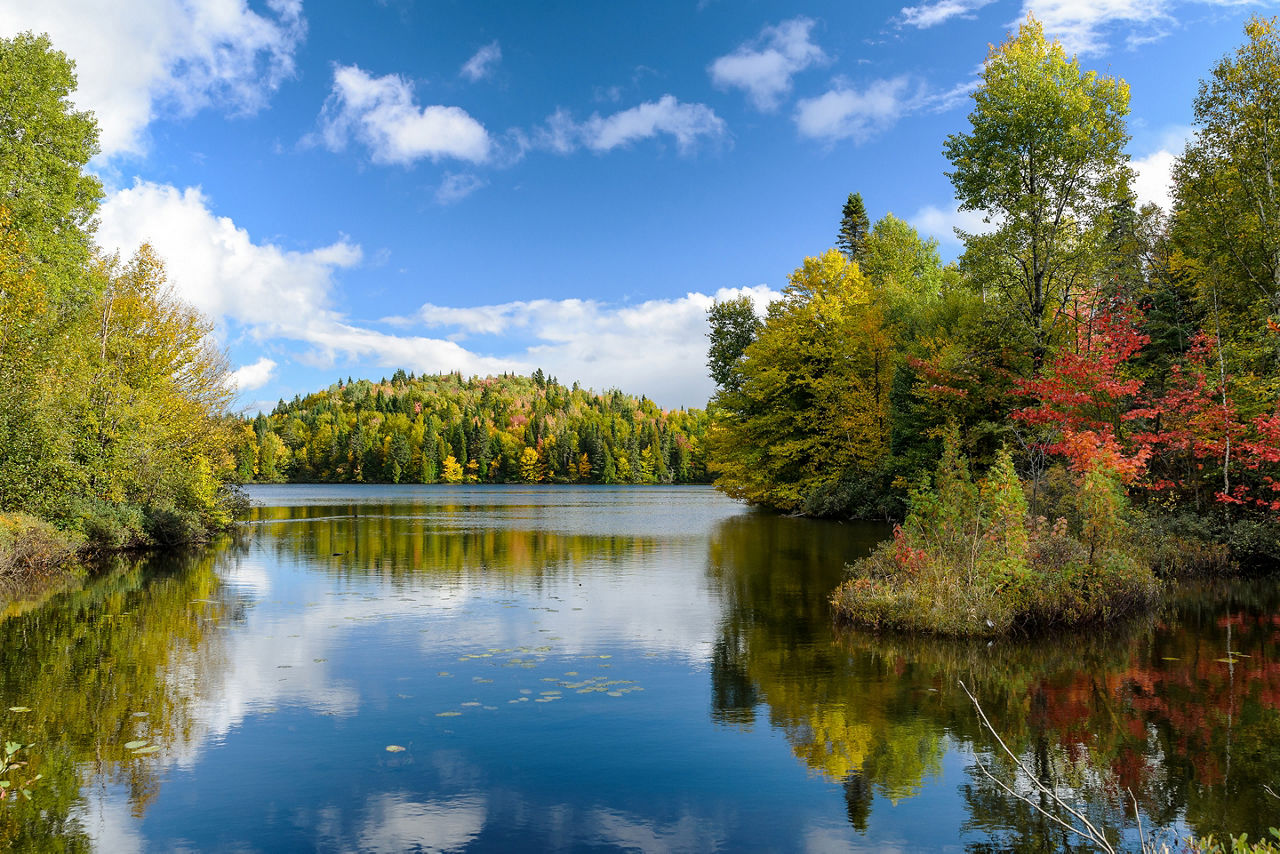 Canada Saguenay Fjord National Park Autumn