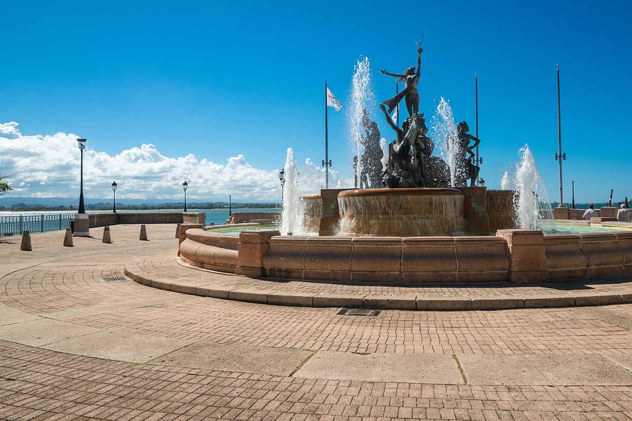 Paseo De La Princesa Fountain, San Juan, Puerto Rico