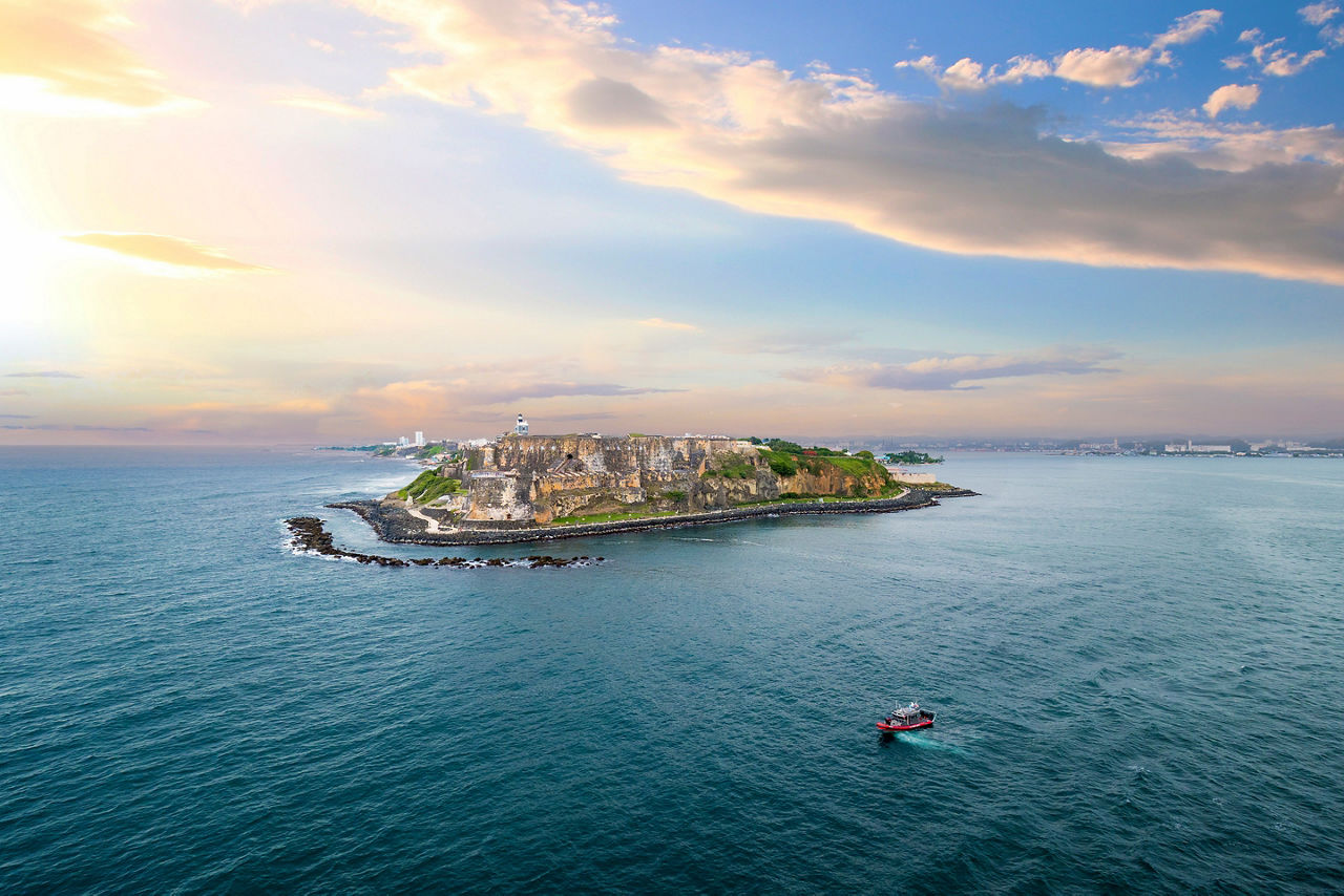 View of the 16th Century Citadel, El Morro, San Juan, Puerto Rico