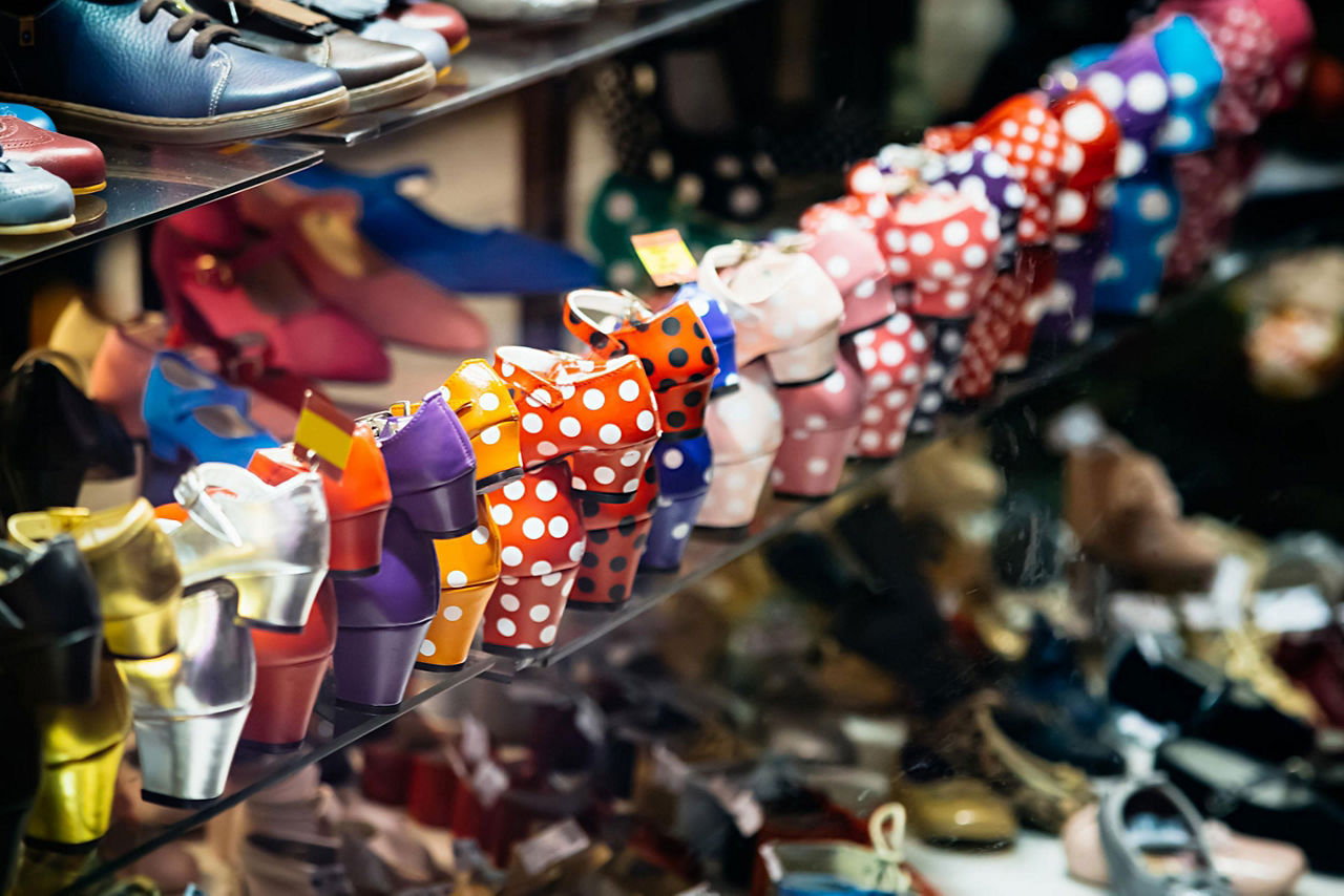 Flamenco shoes for sale in Spain