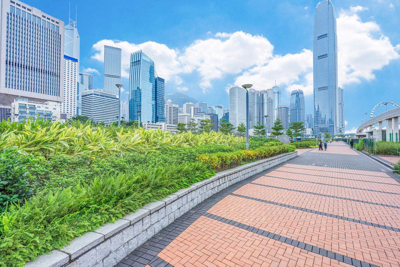 Shenzhen, China, Town square