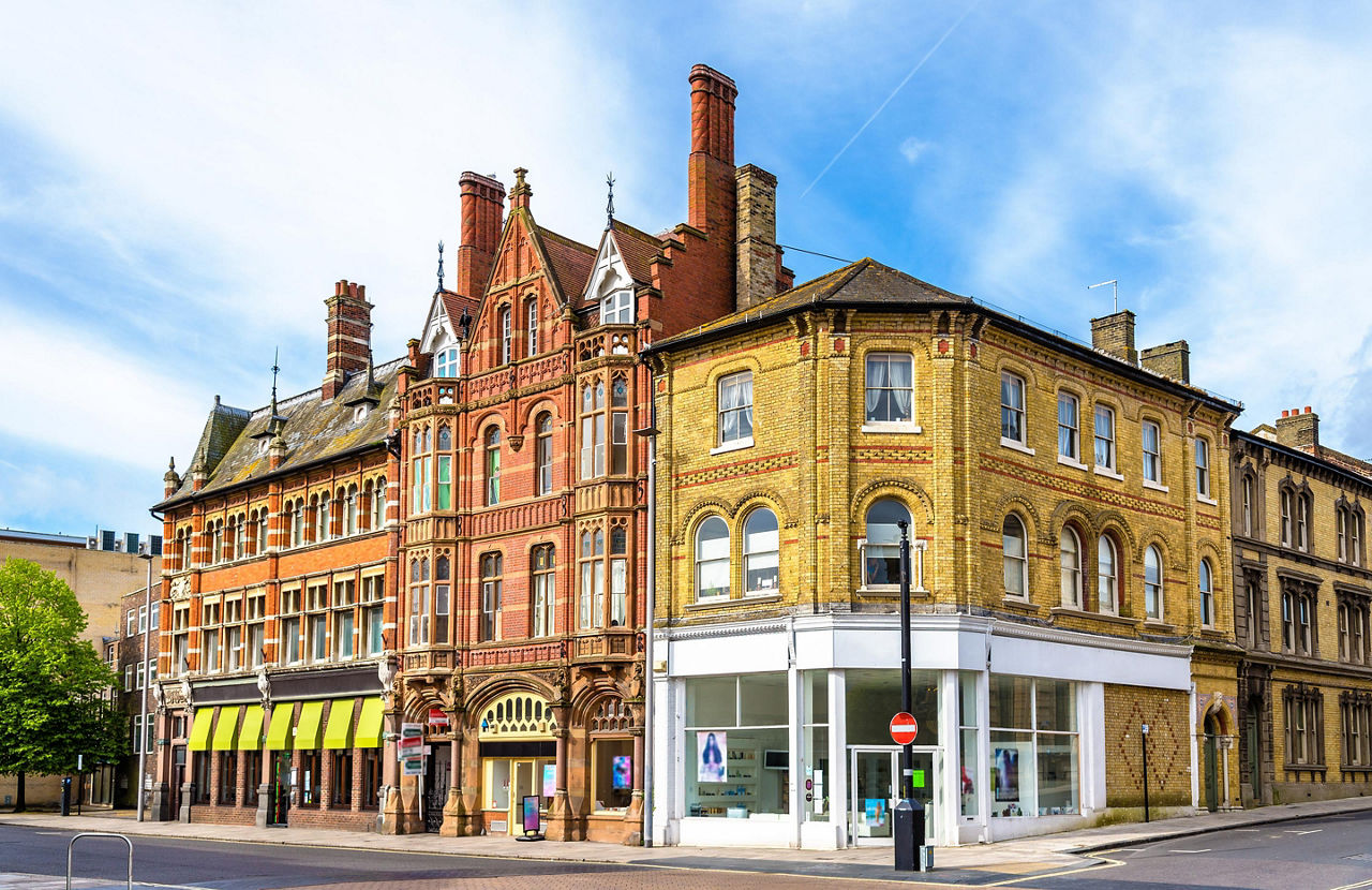 Southampton, England, Houses in city center