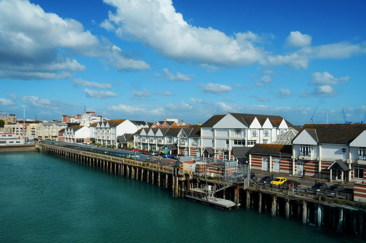 Southampton, England, Waterfront quayside