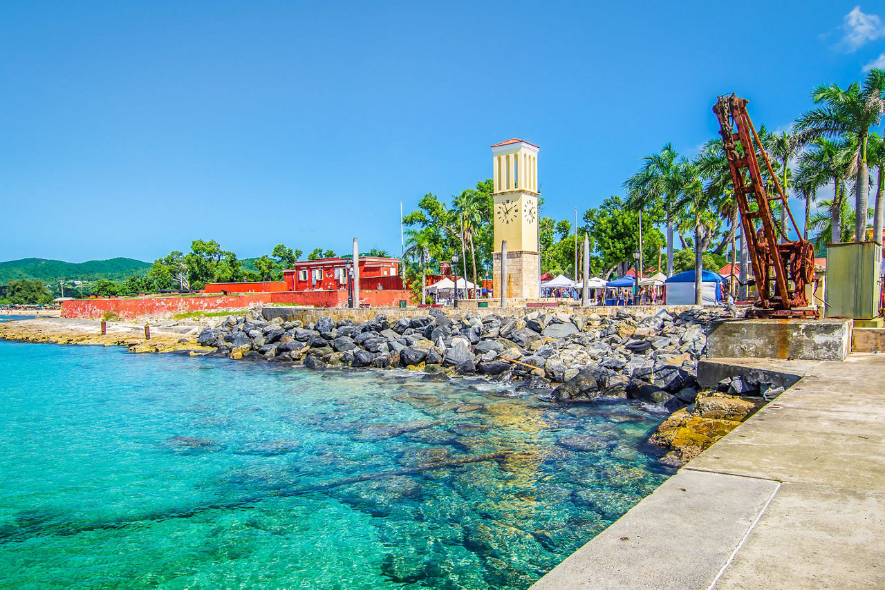 Colorful and paradisaical Frederiksted, the heart of St. Croix