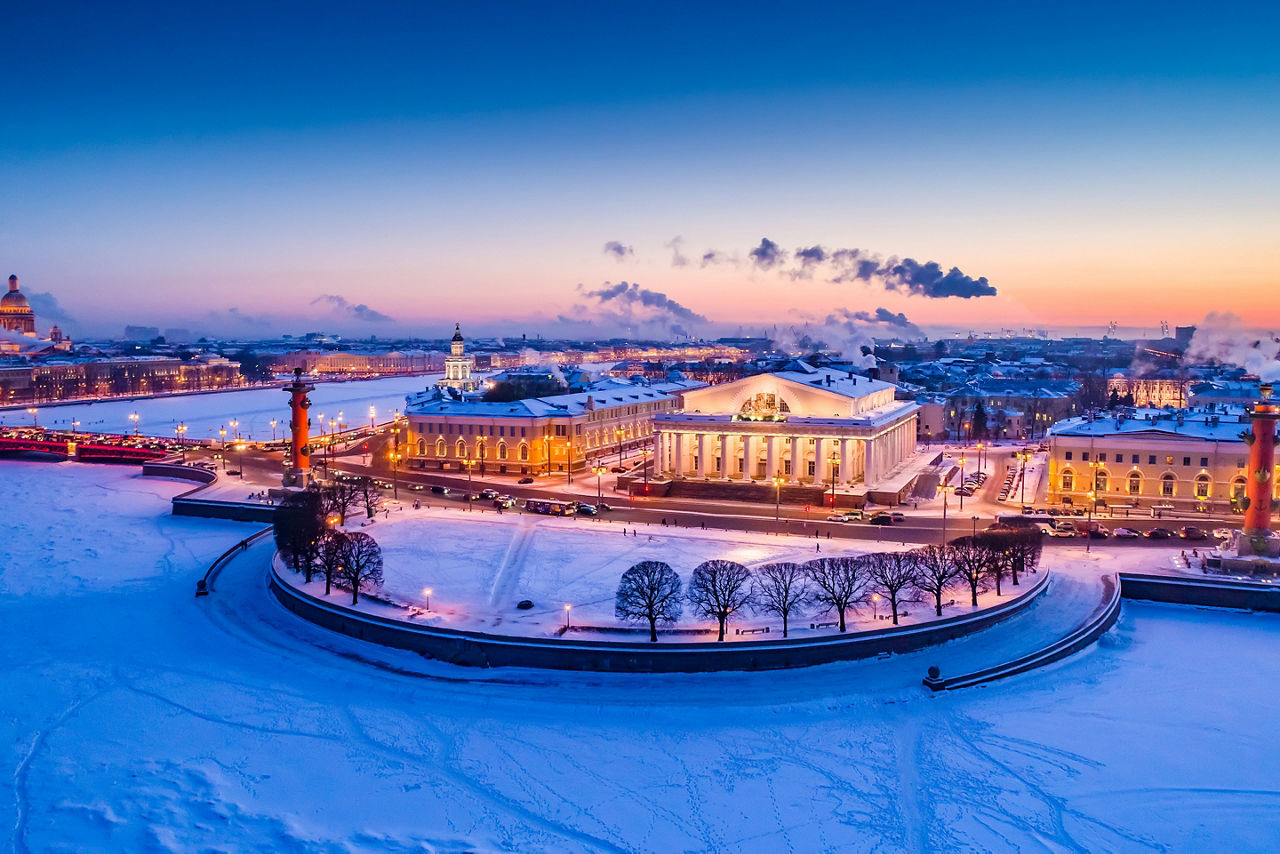 Traveling for Winter in St. Petersburg, Russia