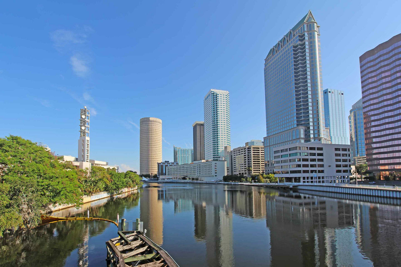 tampa florida downtown skyline