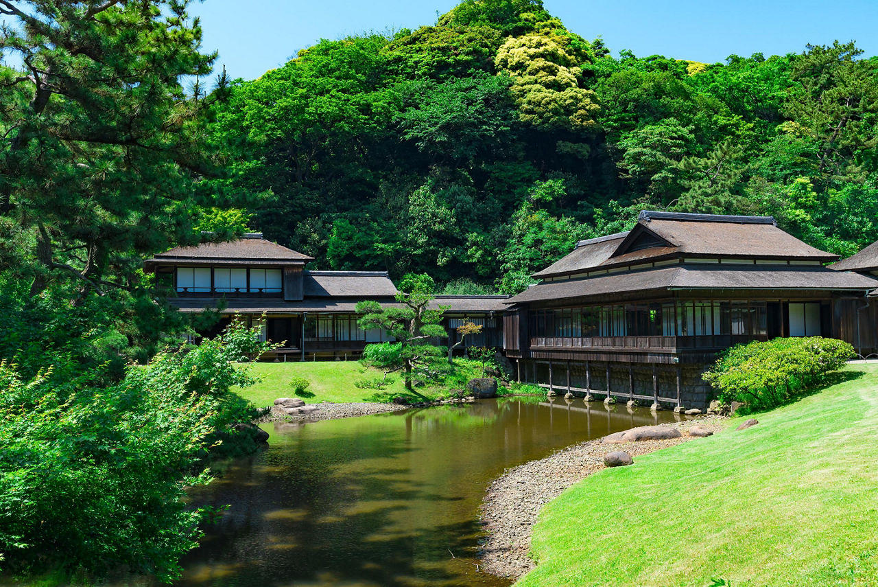 The Sankeien Garden in Japan