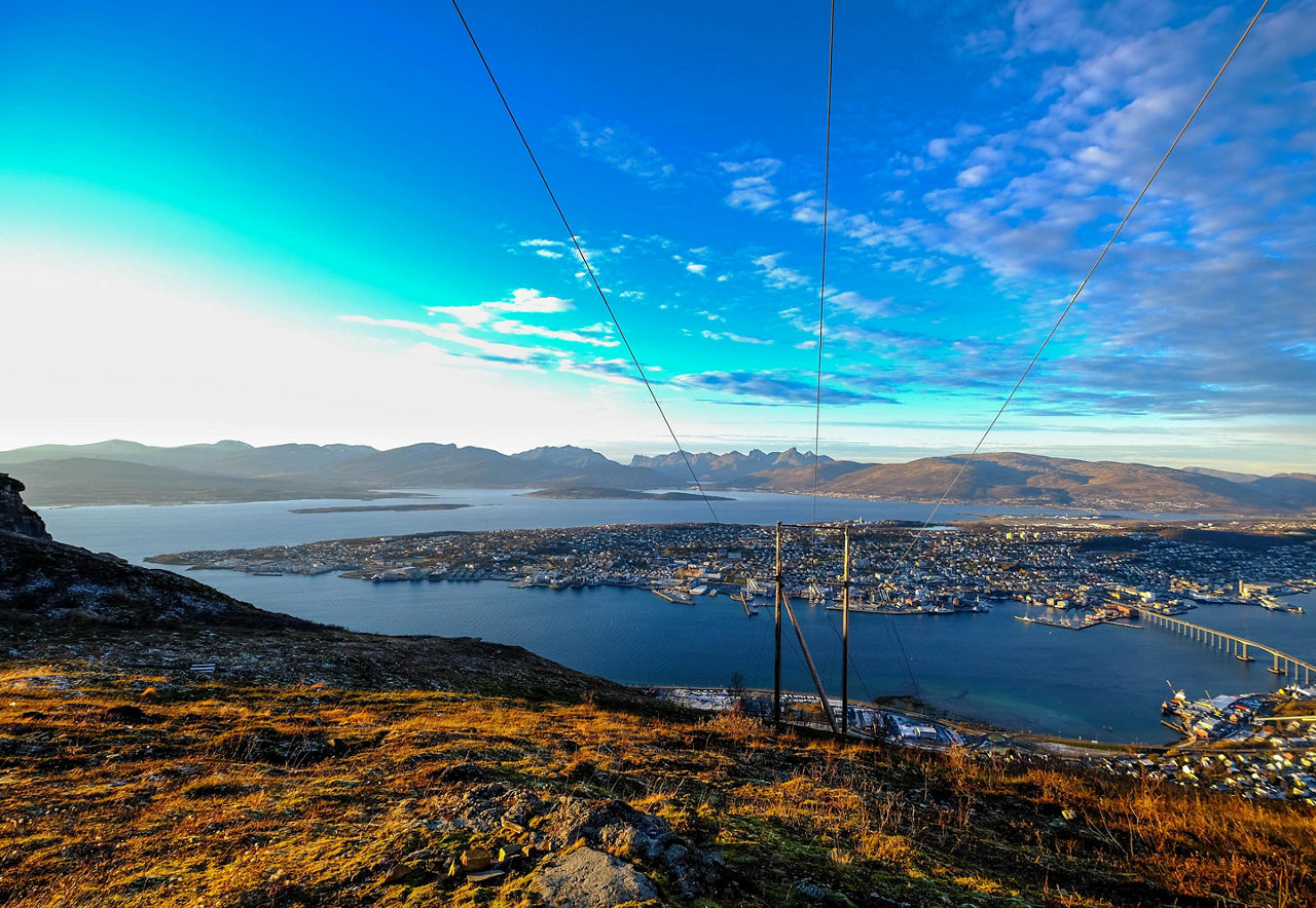 Tromso, Norway, View from Storstein Mountain