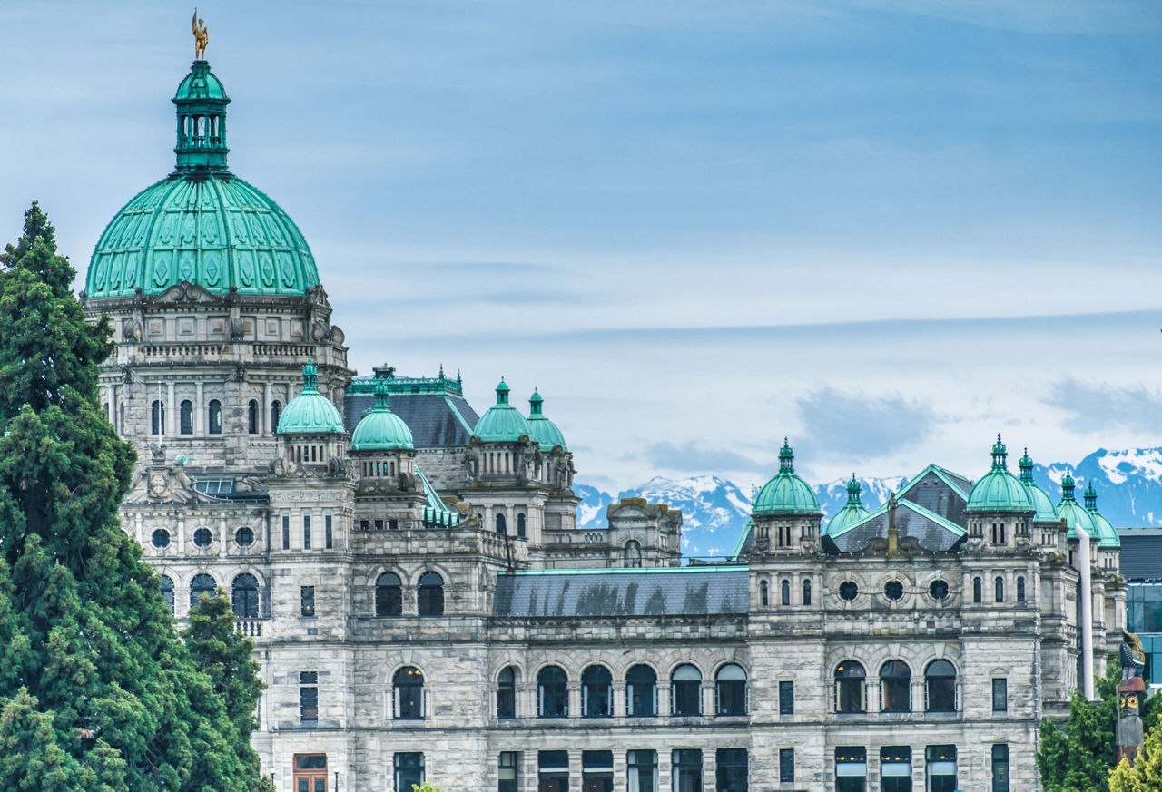 Parliament Victorian Architecture, Victoria, British Columbia