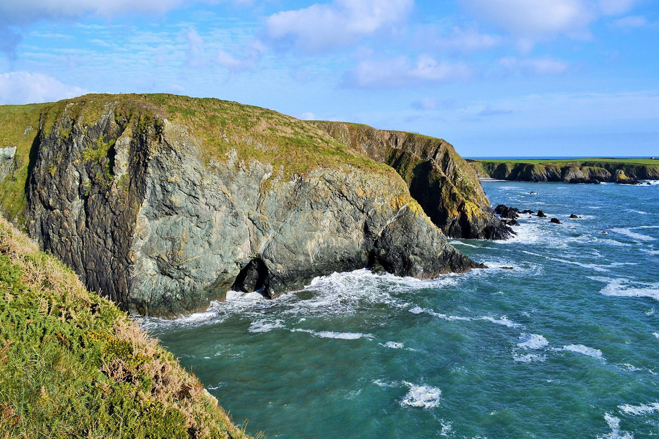 Waterford, Ireland, Coastal cliff