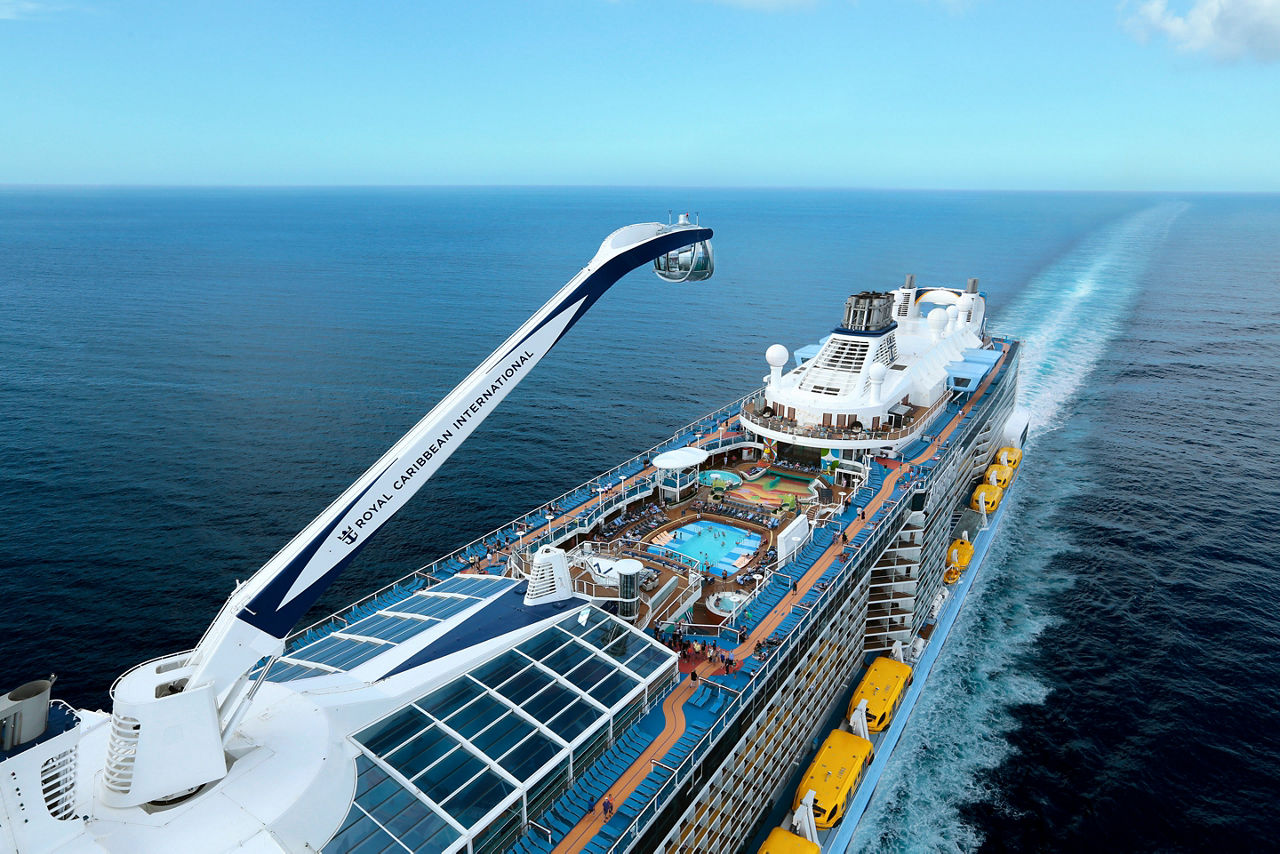 Anthem of the Seas Aerial North Star
