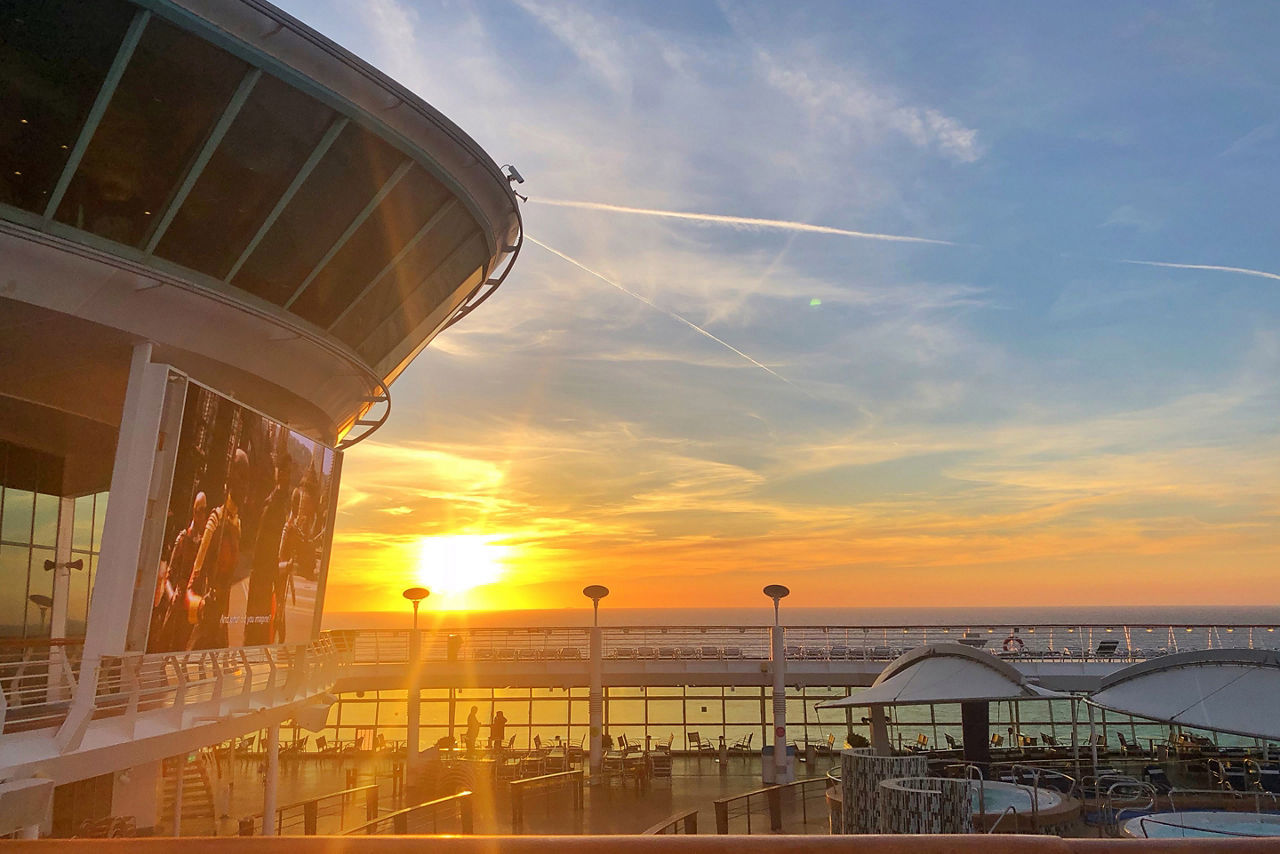 Explorer of the Seas Sunset 