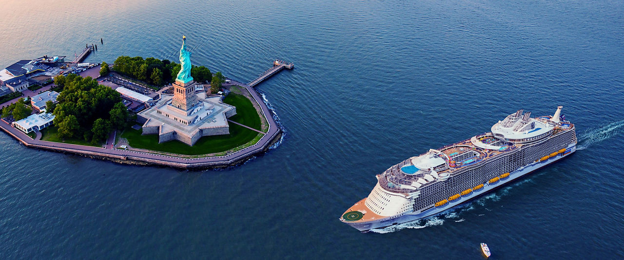 oasis of the seas new york aerial oasis