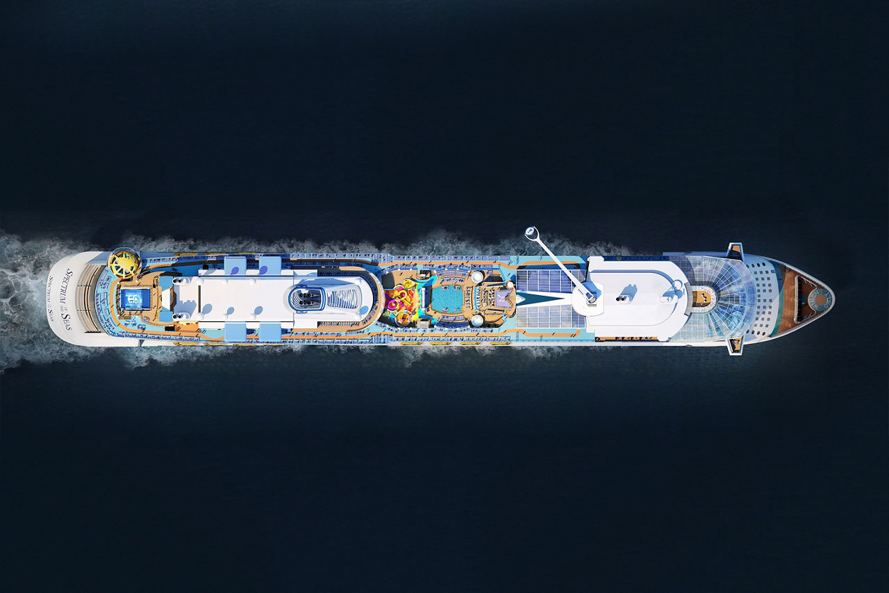 Spectrum of the Seas Aerial Full Ship