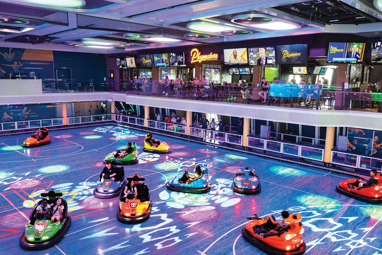 Odyssey of the Seas Seaplex Bumper Cars