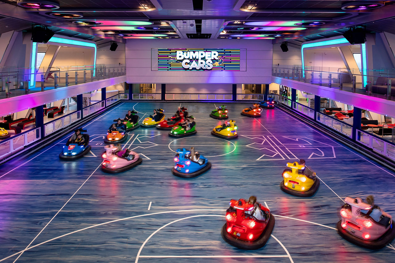 Spectrum of the Seas Bumper Cars at the Seaplex