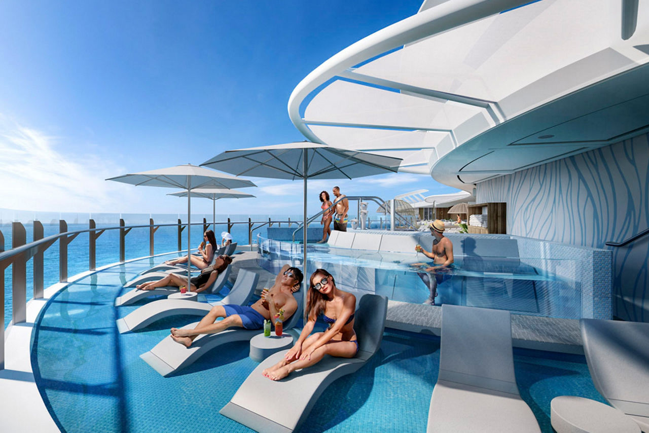 Wonder of the Seas Suite Deck Pool RENDER