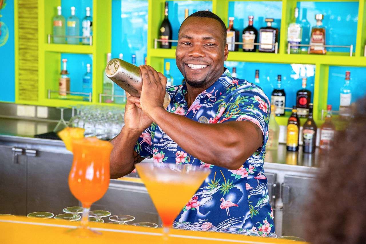 Lime and Coconut Bartender Cocktails