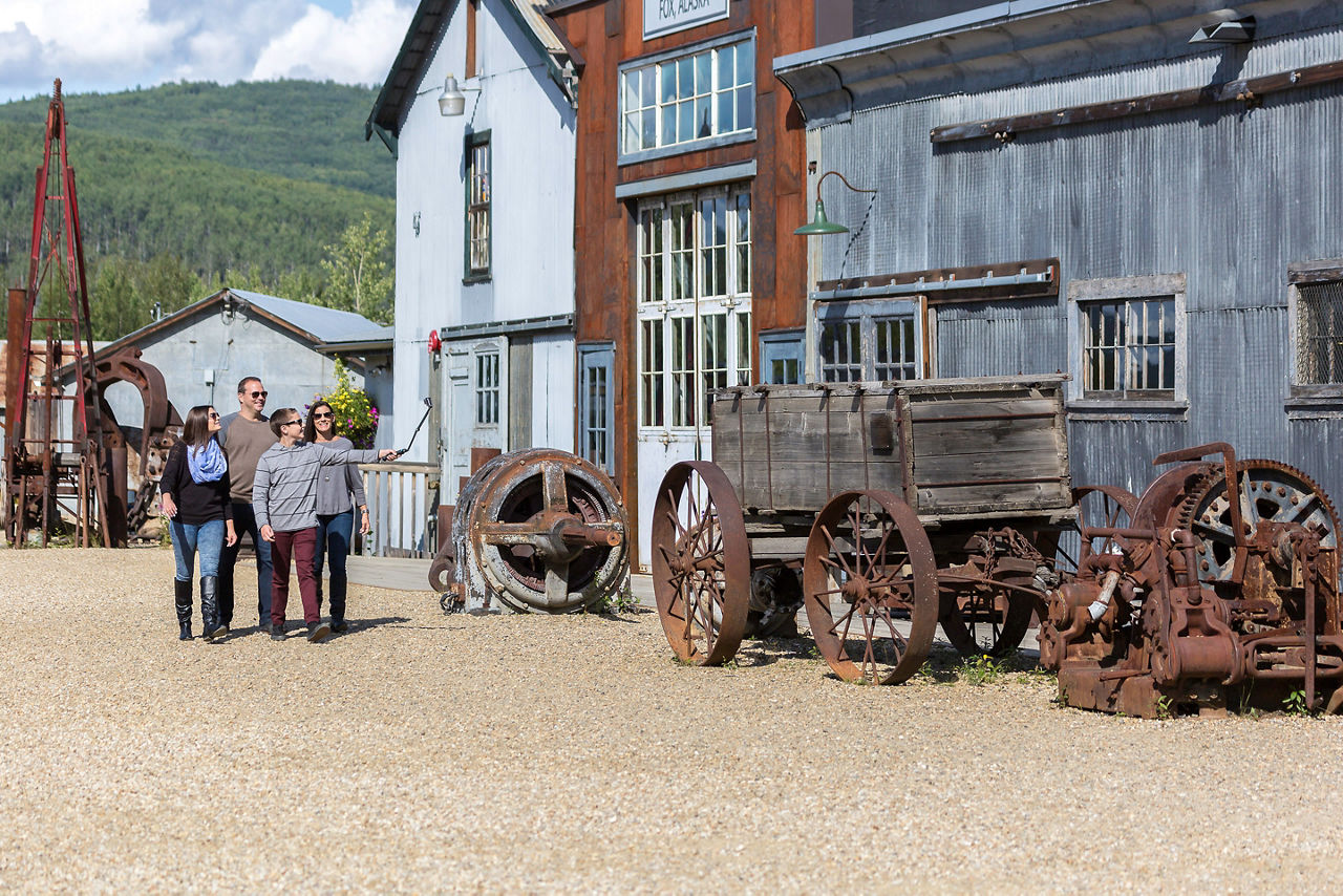 Alaska Fairbanks Gold Mine Town