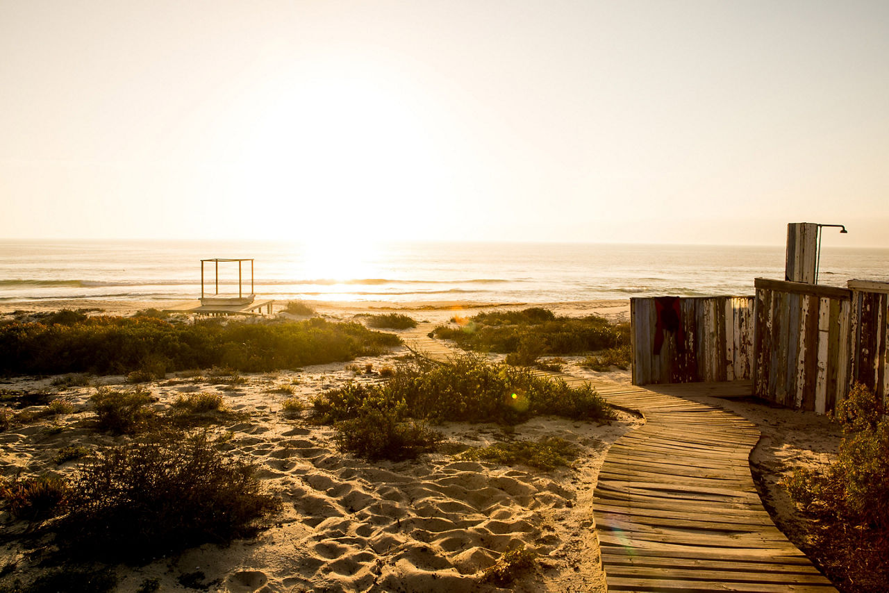 Beach Sunset near Eland's bay, West Coast, South Africa.