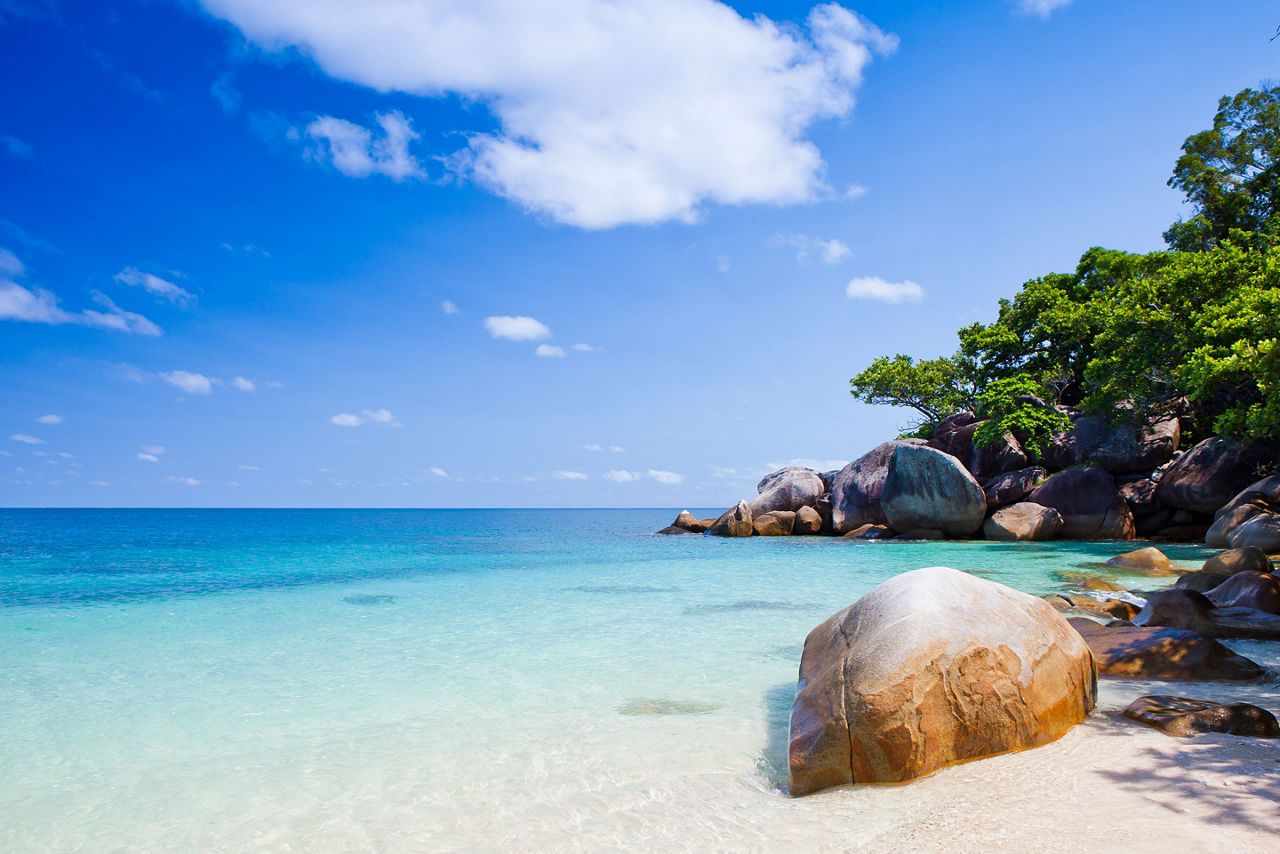 Tropical Australian beach. Fitzroy Island, Australia