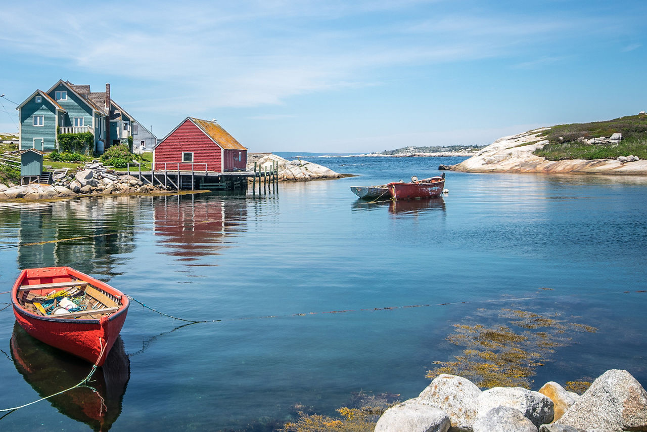 Halifax Nova Scotia Harbor Canoe