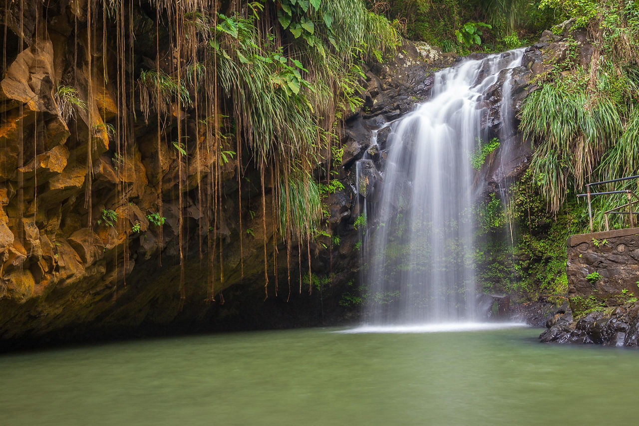 Grenada, Rainforest Waterfall