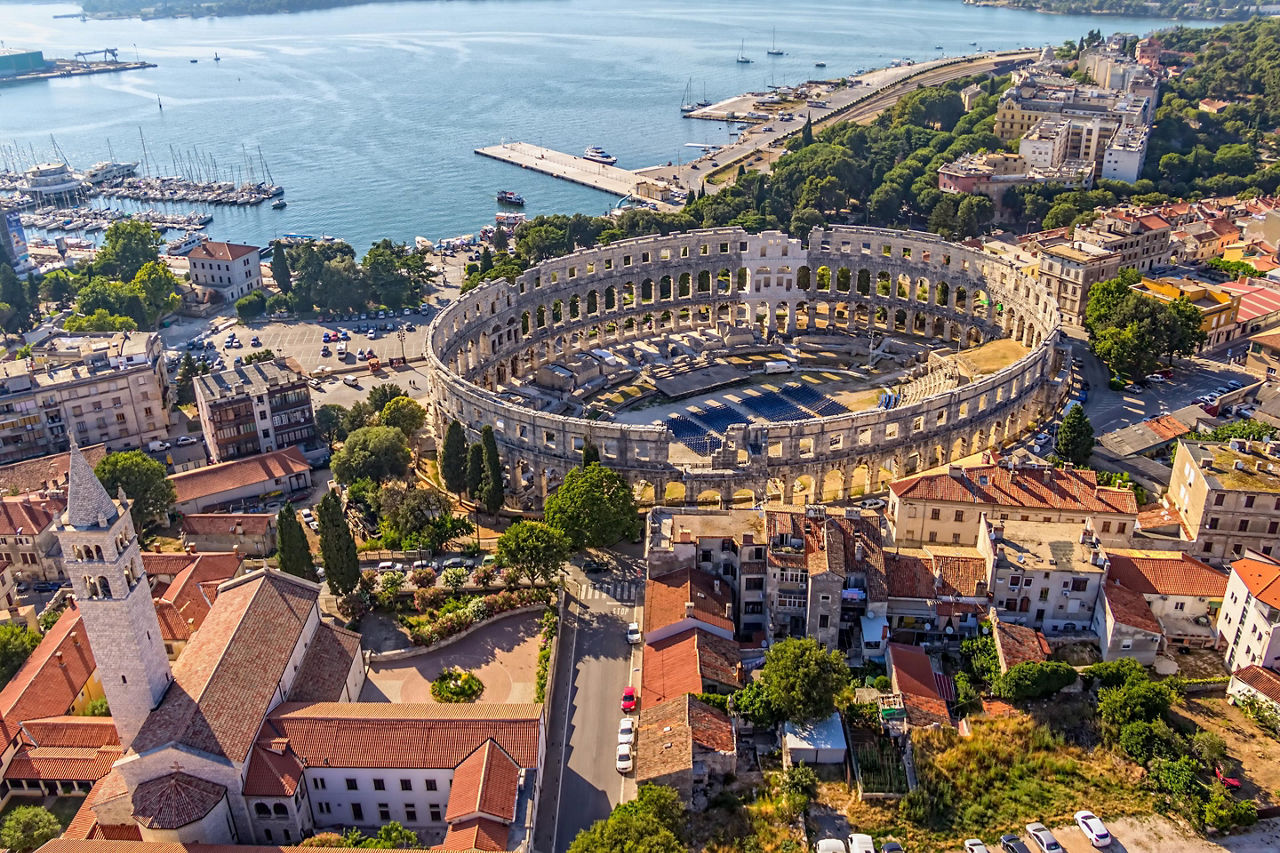 Pulan Roman Arena in Croatia 