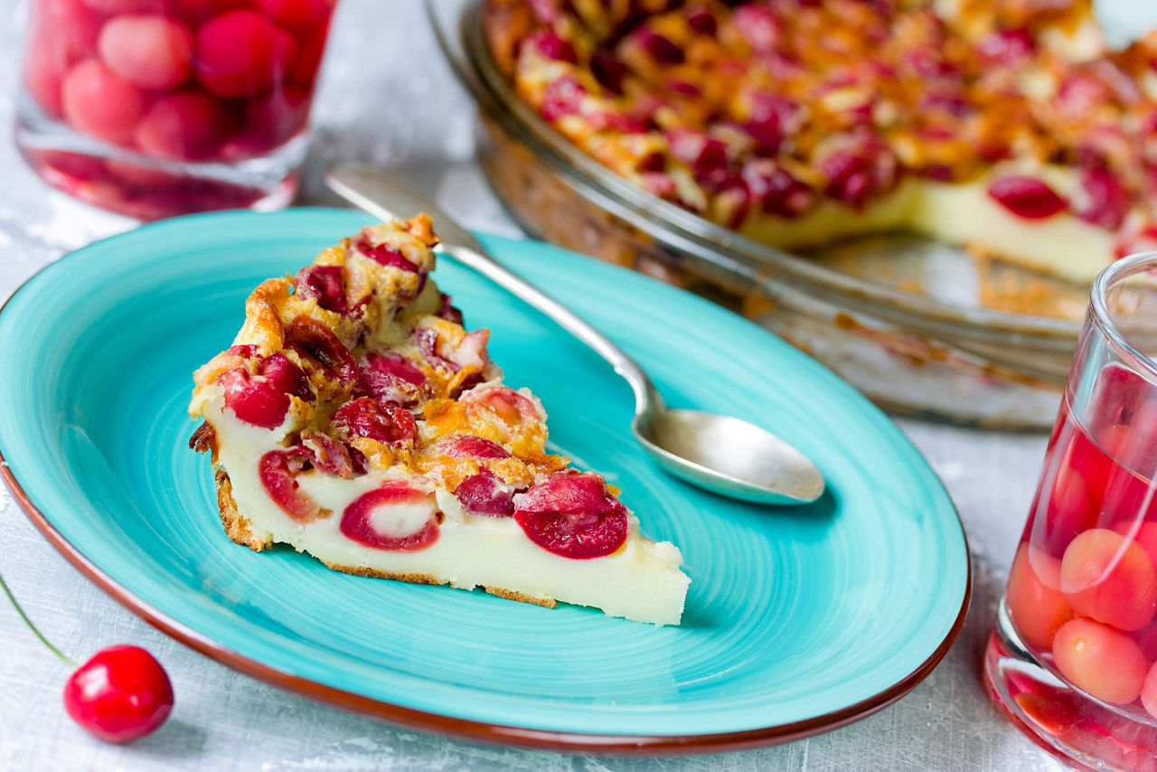 Cherry Clafouti French Dessert