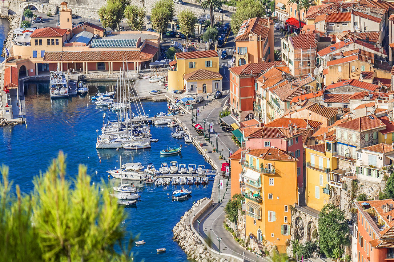 France Nice Villefranche Sur Mer Boats