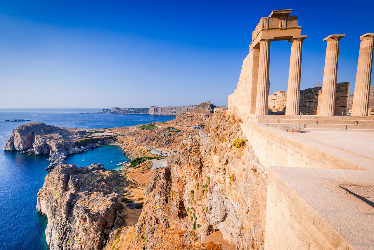 Greece Rhodes Island Temple