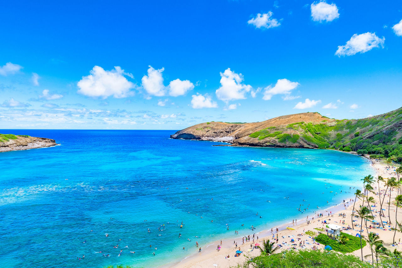 Oahu Wakiki Beach Bay 