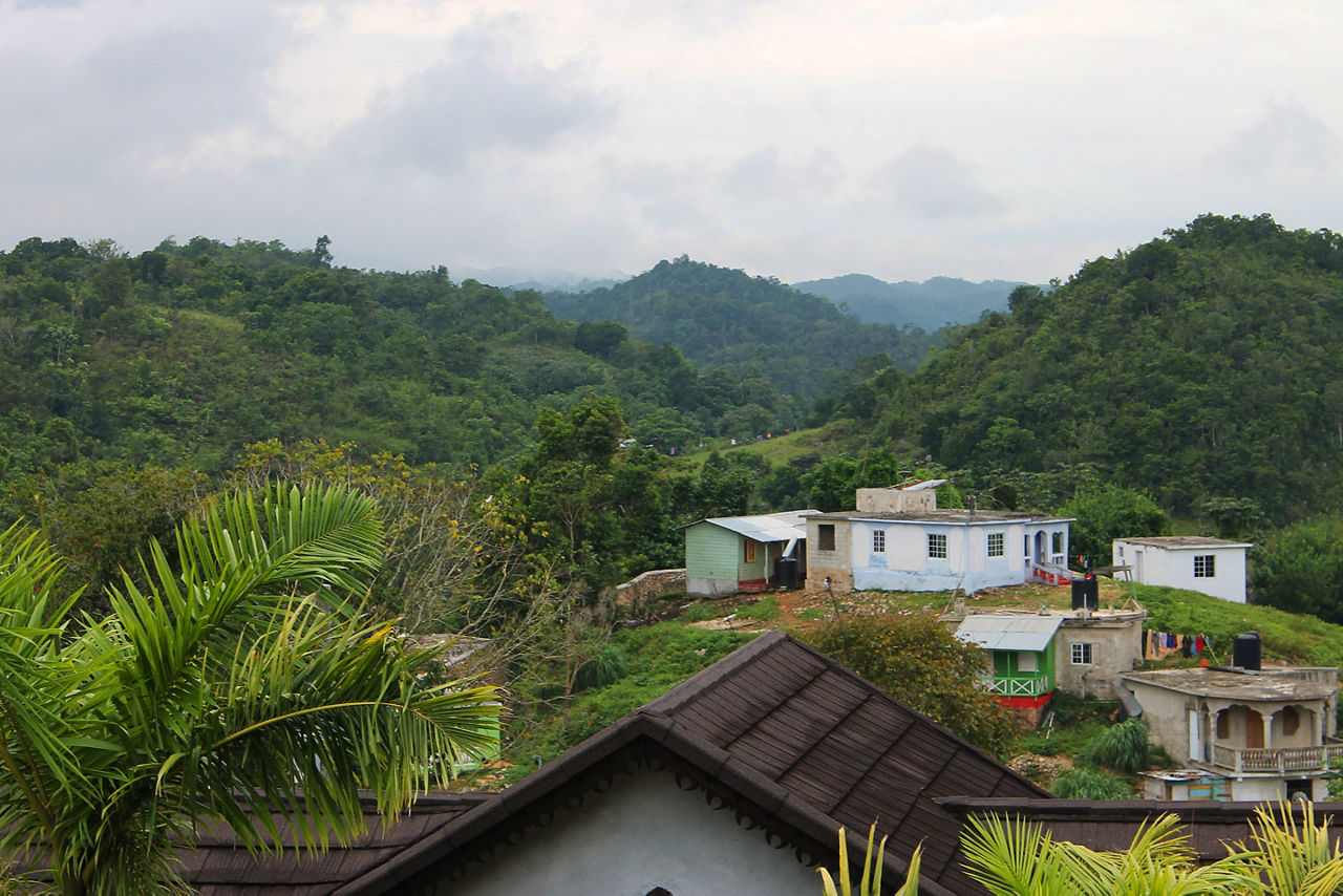 Visiting the Childhood Home of Bob Marley in the village of Nine Mile Jamaica.