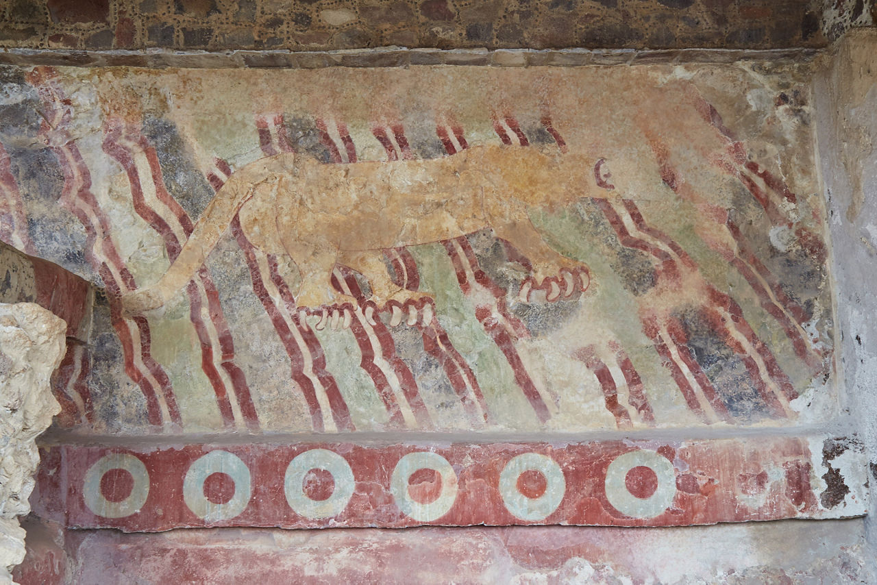 Mexico City Teotihuacan Temple Art