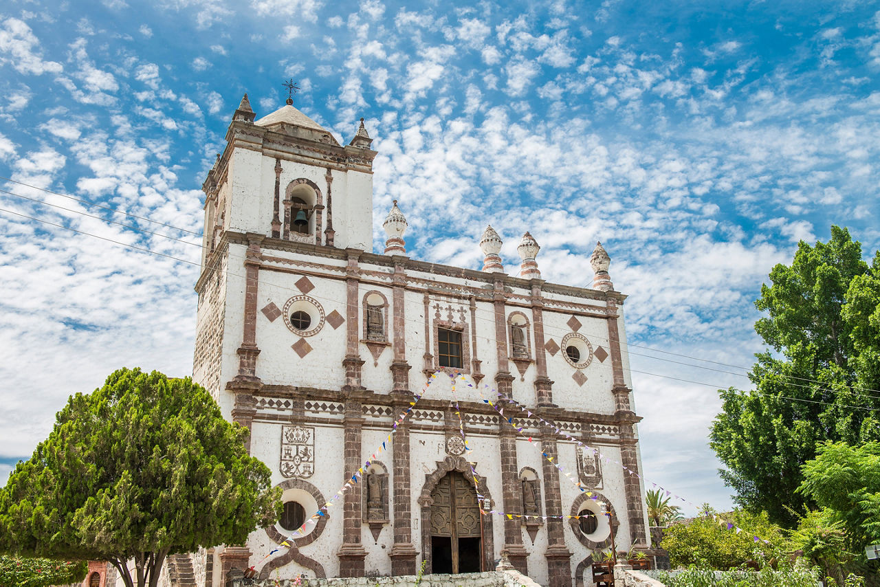 Sightseeing Historic Buildings in the Baja Peninsula, Mexico