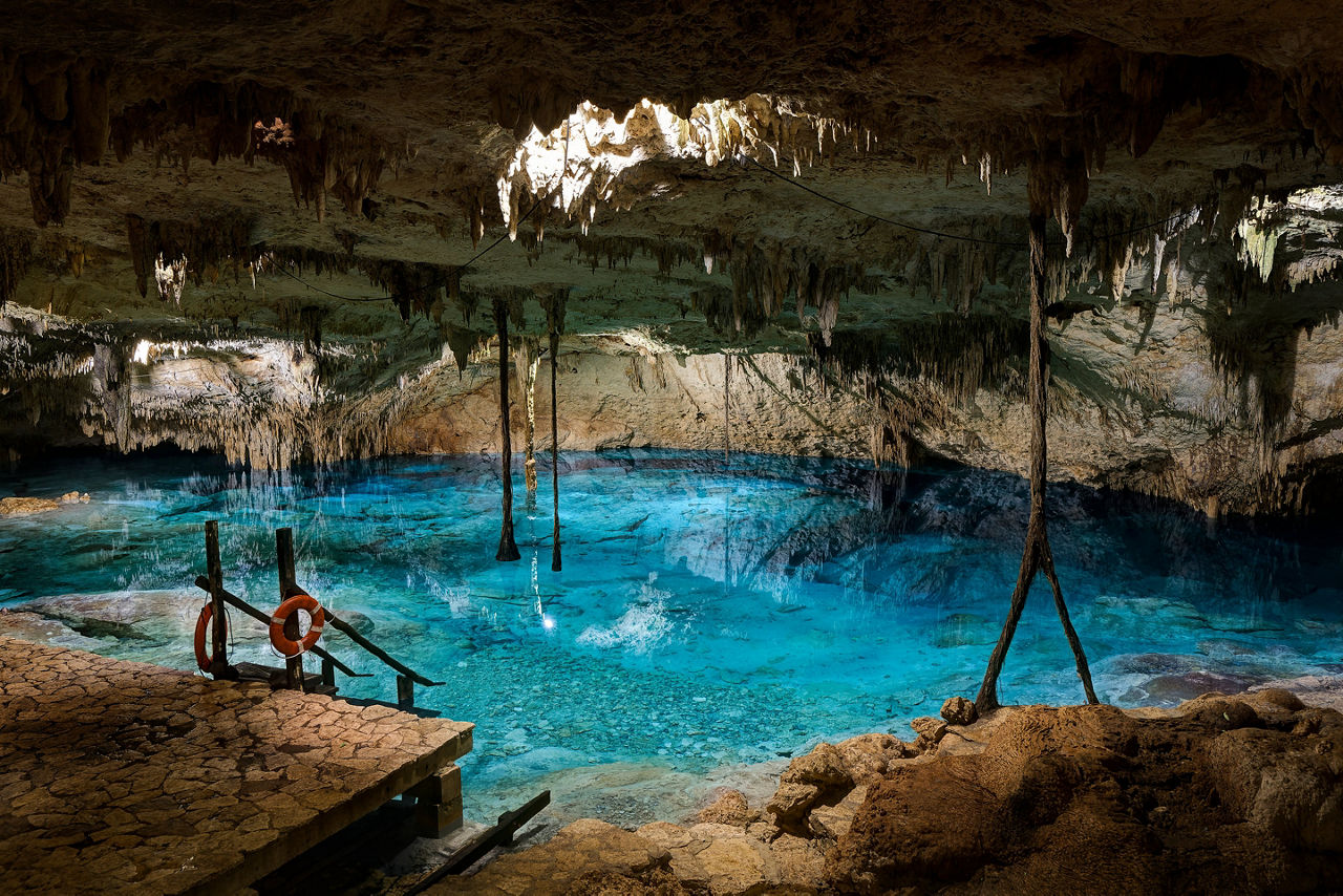 Taak Bi Ha Cenote along the Riviera Maya. Mexico.