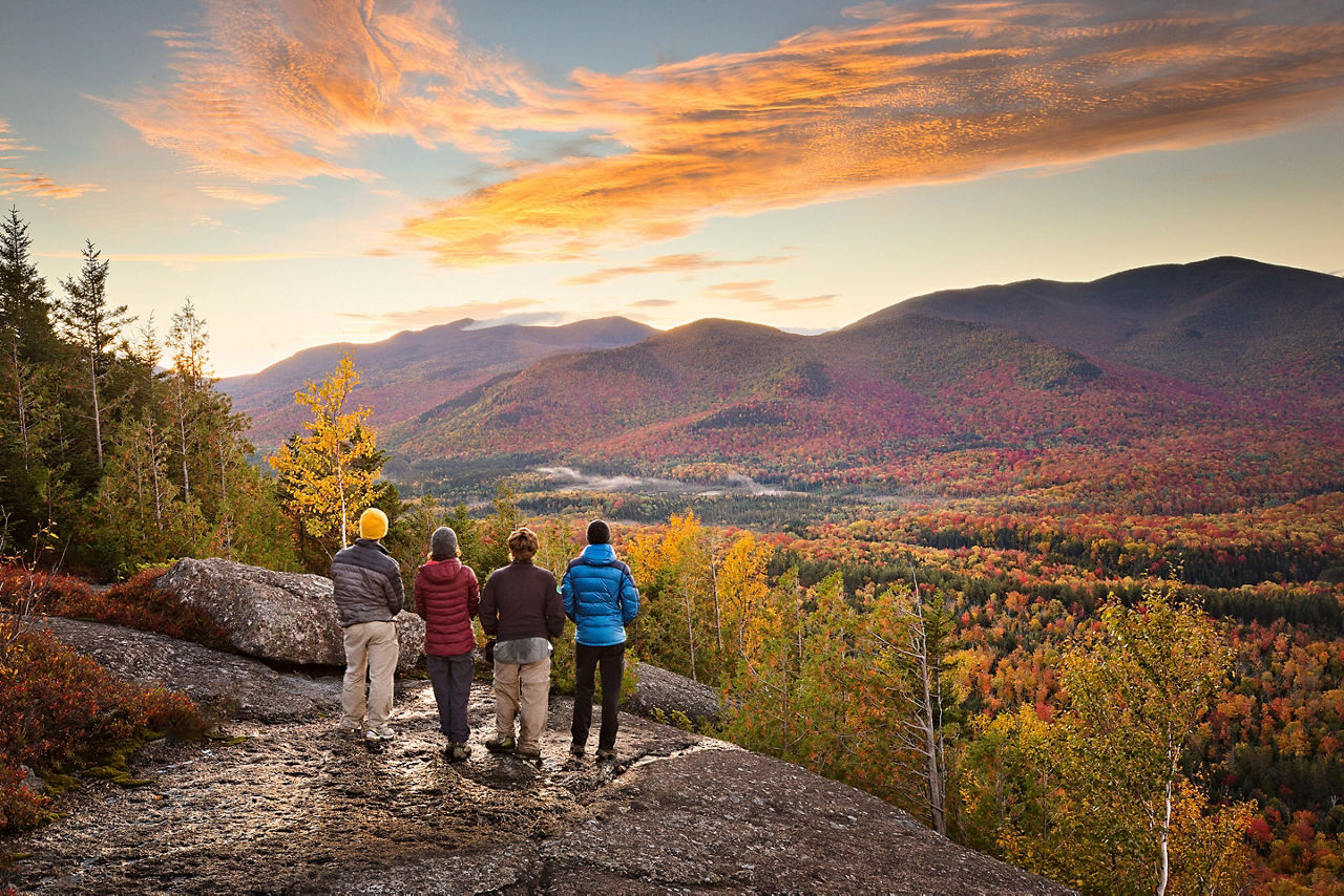 Adirondacks Lake Placid Hiking Trail Fall