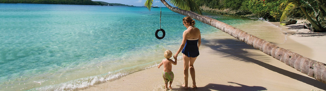 St. Johns Toddler Beach Palm Trees