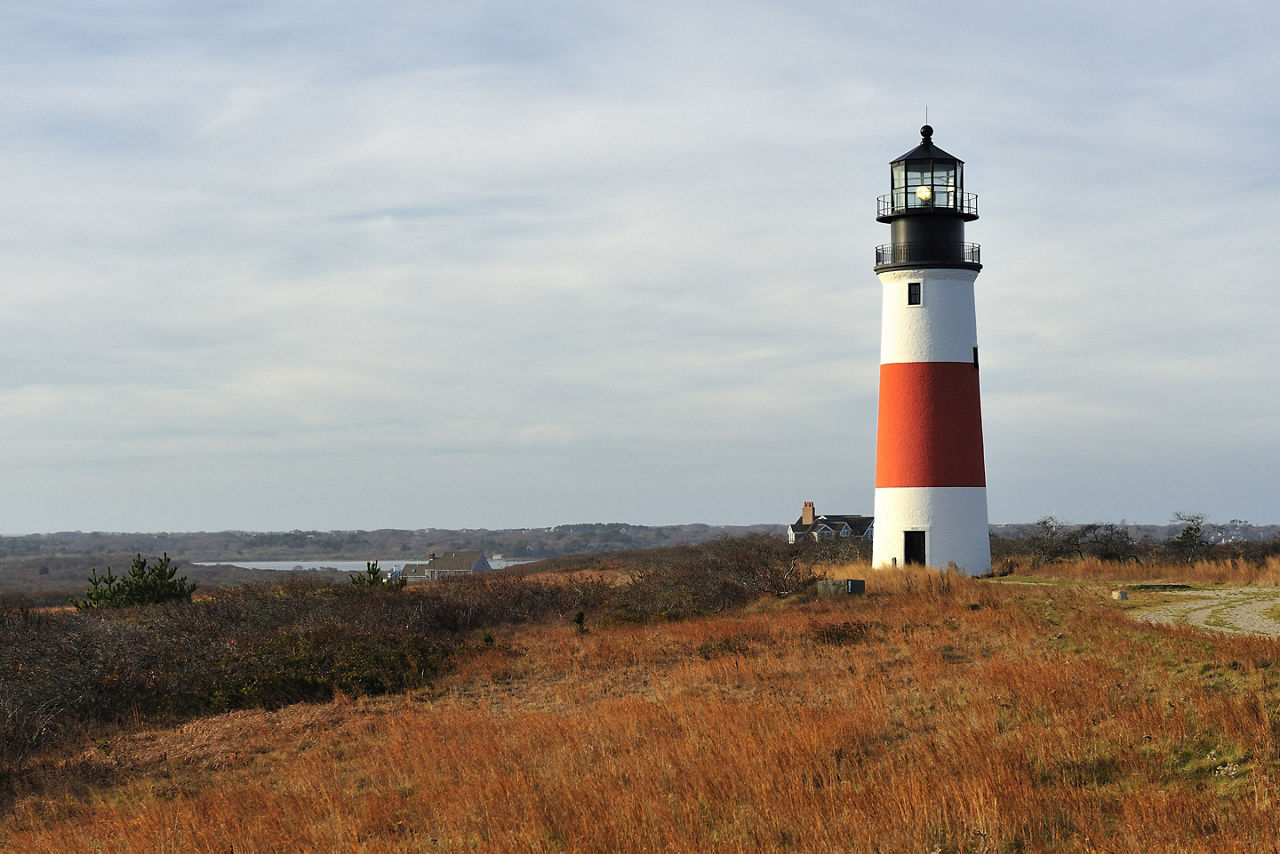 Nantucket Lighthouse Fall Sunset