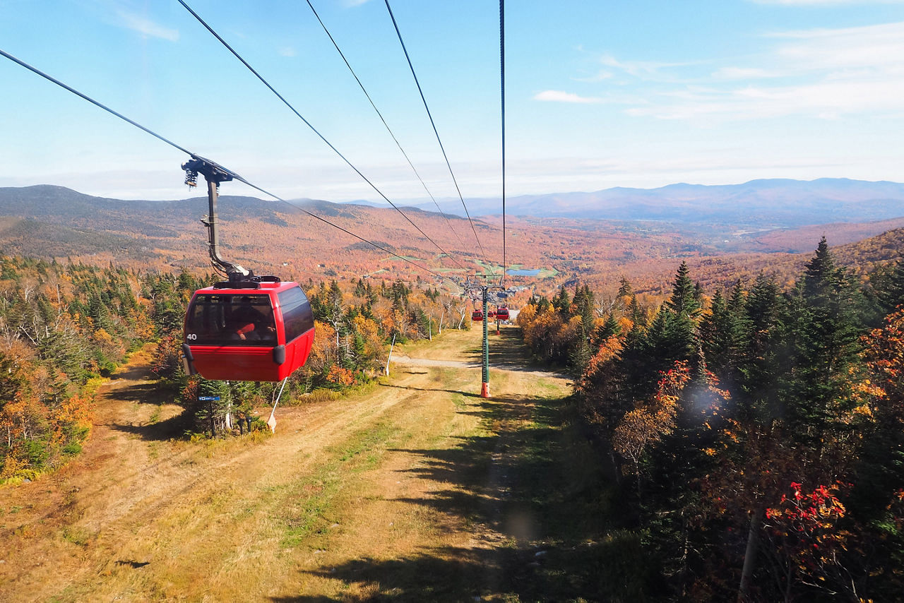 Stowe Sky Gondola Fall Bird Eye