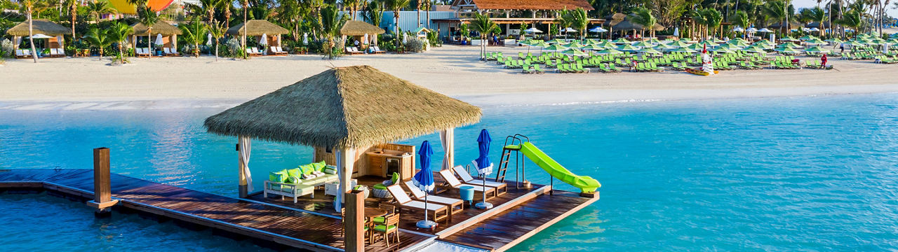 perfect day coco beach floating cabana helium balloon hero