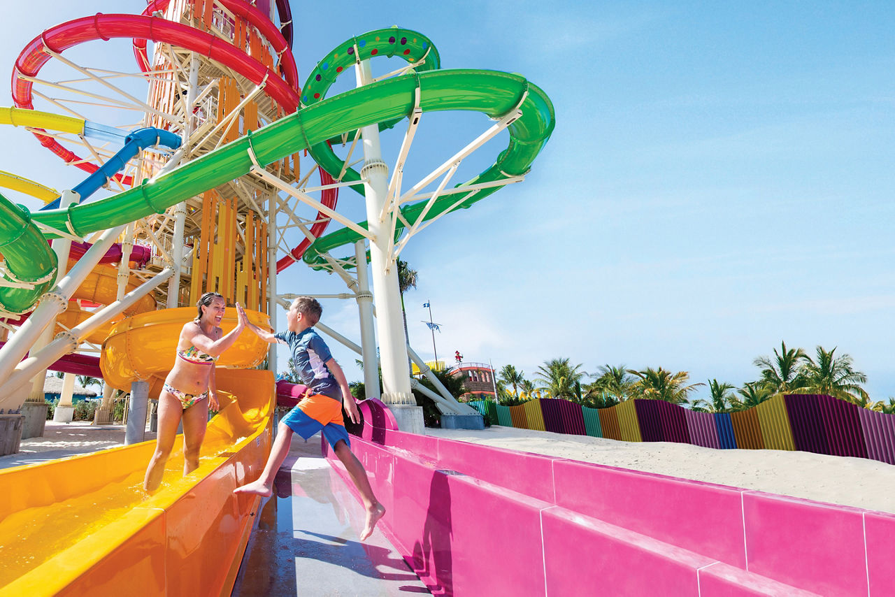 Thrill Water Park Mom and Son Perfect Day at Coco Cay