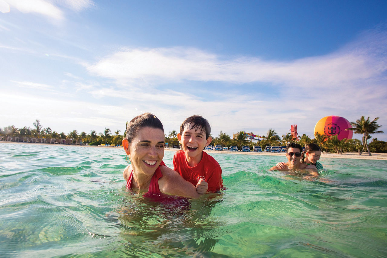 Perfect Day Coco Cay Family Swimming