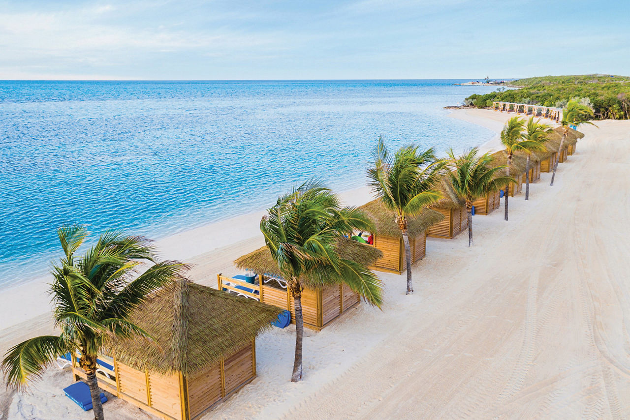 South Beach Cabanas Backside, Perfect Day at Coco Cay 