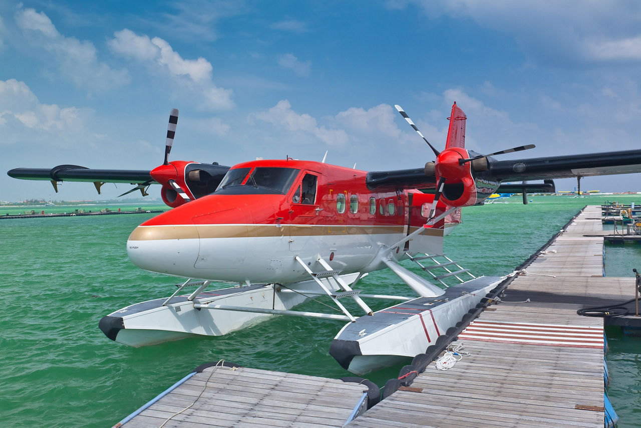 Puerto Rico Sea Plane Ocean 