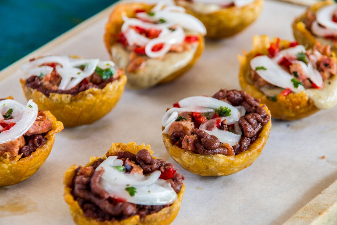 Puerto Rico Tostones Meat Plantains