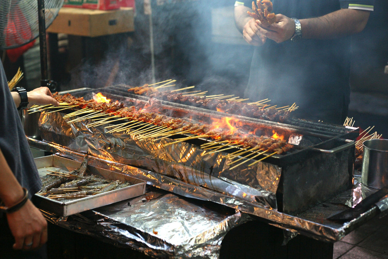 Singapore Street Food Skewers