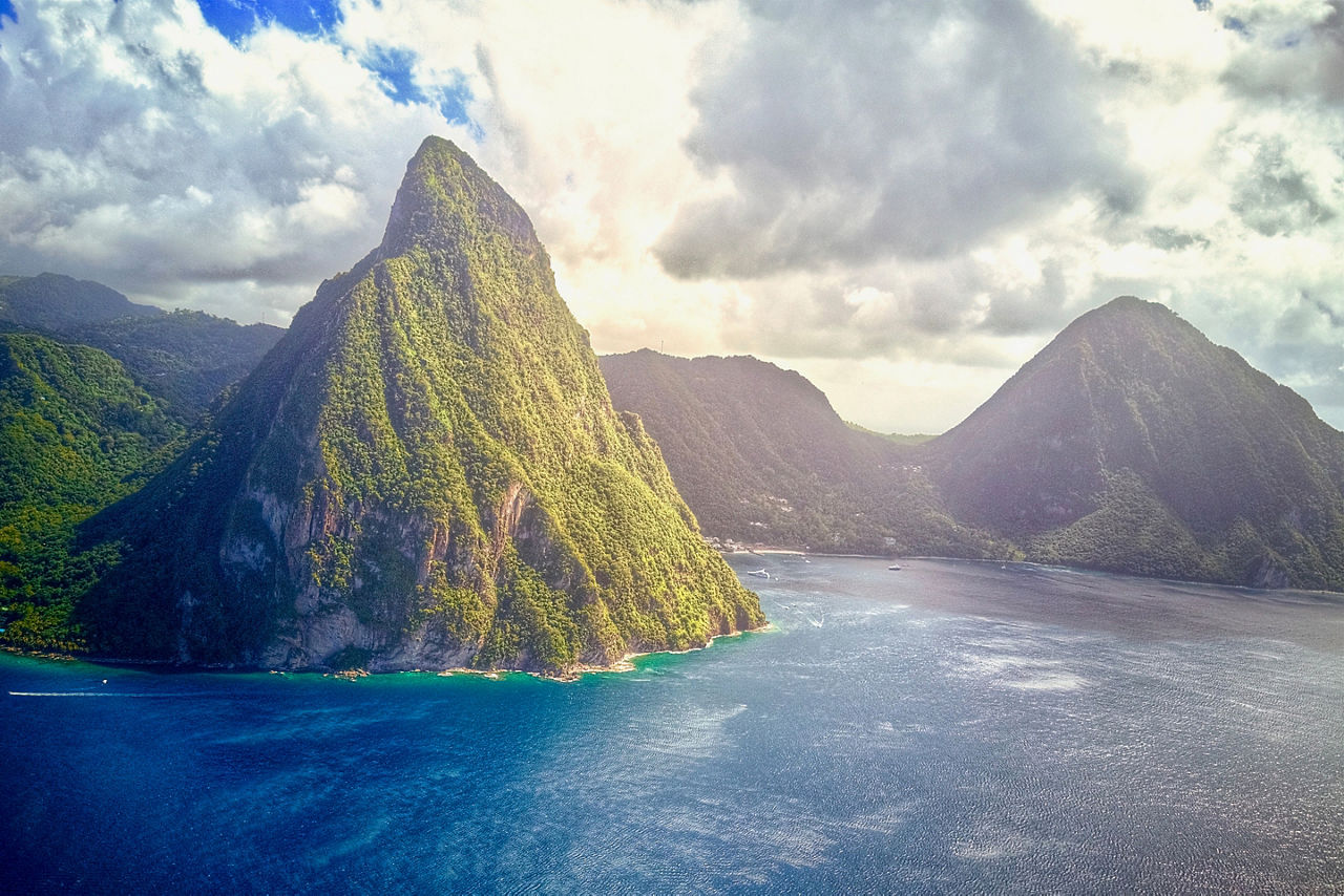 Sulphur Springs the Pitons St Lucia