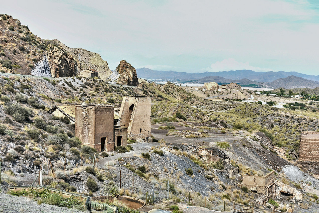 Entrance to the exclusive Geode, Pulpi, Almeria, Spain